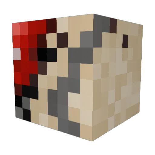 Archsfb Minecraft avatar head, 3D render