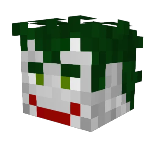 Archutch Minecraft avatar head, 3D render