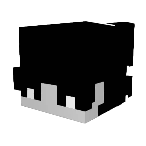 Archwilio Minecraft avatar head, 3D render