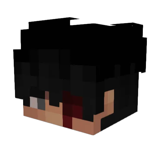 ArchyCraft13 Minecraft avatar head, 3D render