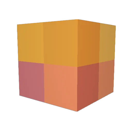 Arcic Minecraft avatar head, 3D render
