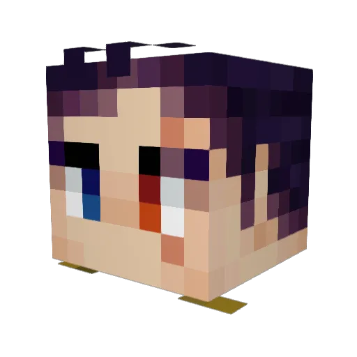 Arcitree Minecraft avatar head, 3D render