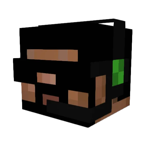 ArckenxXx Minecraft avatar head, 3D render