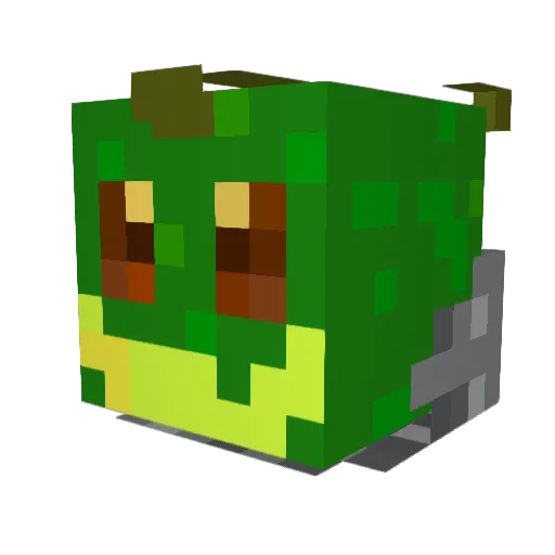 Arckogey Minecraft avatar head, 3D render