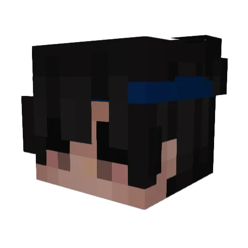 Arcology Minecraft avatar head, 3D render