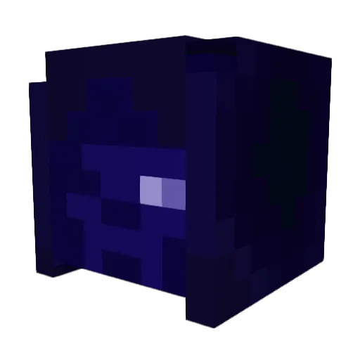 Arcria Minecraft avatar head, 3D render