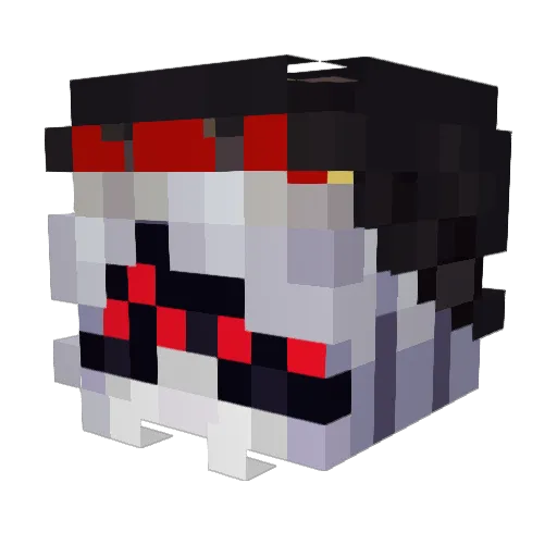 Arctic7227 Minecraft avatar head, 3D render
