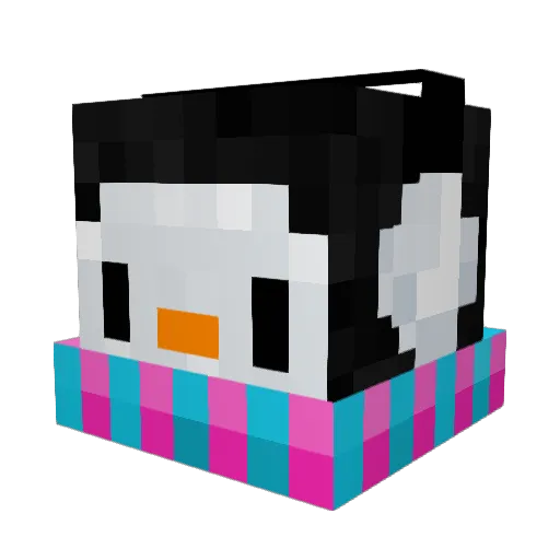 ArcticBeeKeeper Minecraft avatar head, 3D render