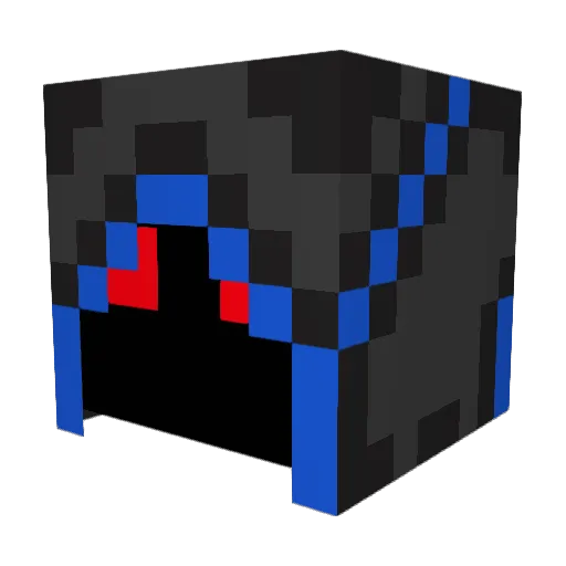 ArcticInfinity Minecraft avatar head, 3D render
