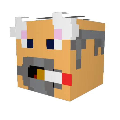ArcticKings Minecraft avatar head, 3D render