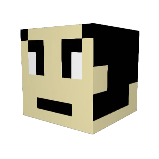 ArcticLight2 Minecraft avatar head, 3D render