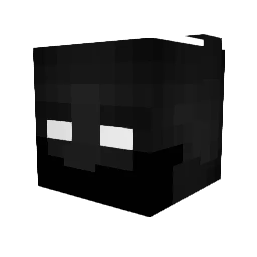ArcticPrisma Minecraft avatar head, 3D render