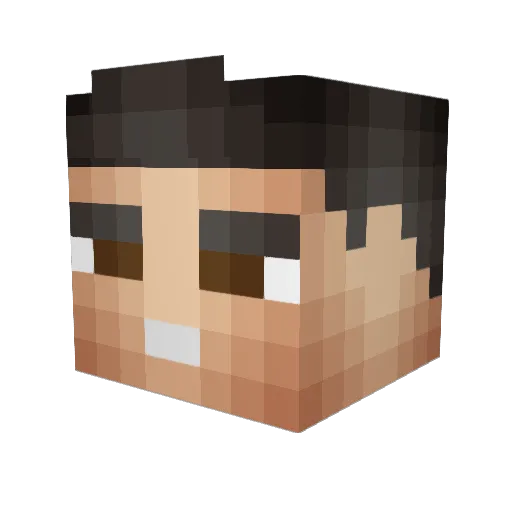 Arctic_Manta Minecraft avatar head, 3D render