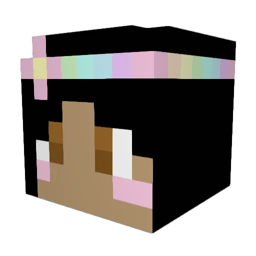 Arctic_Woof Minecraft avatar head, 3D render