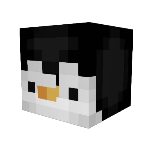 Arctos101 Minecraft avatar head, 3D render