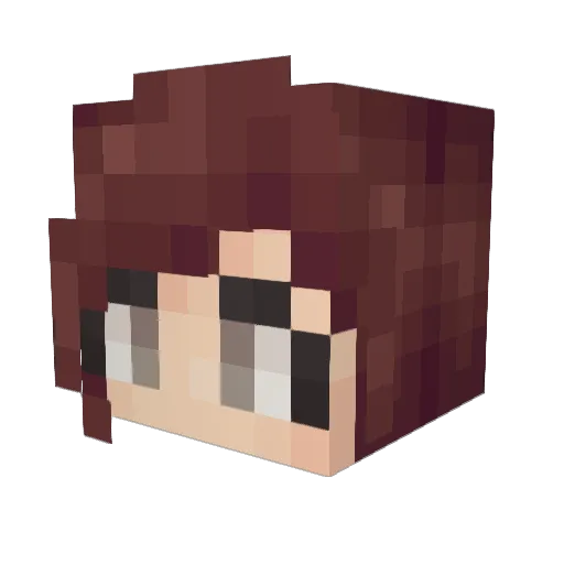 Arcus_Chambers Minecraft avatar head, 3D render