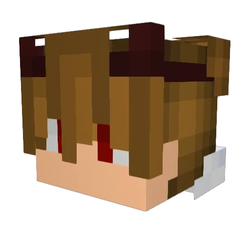 Arda111 Minecraft avatar head, 3D render