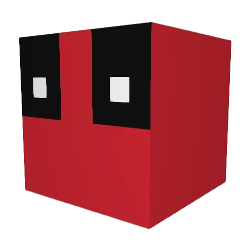 Arda133769 Minecraft avatar head, 3D render
