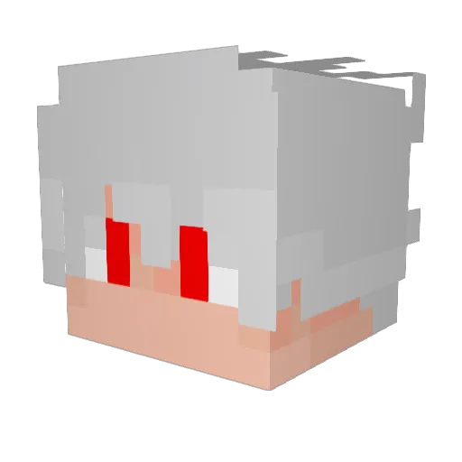 Arda1i1i Minecraft avatar head, 3D render