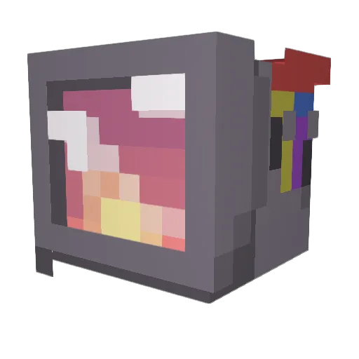 Arda Minecraft avatar head, 3D render