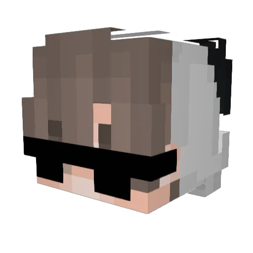 ArdaBOY2007 Minecraft avatar head, 3D render