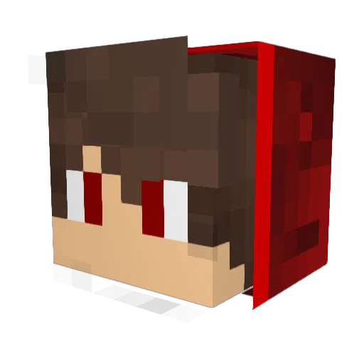 ArdaBayYT_ Minecraft avatar head, 3D render
