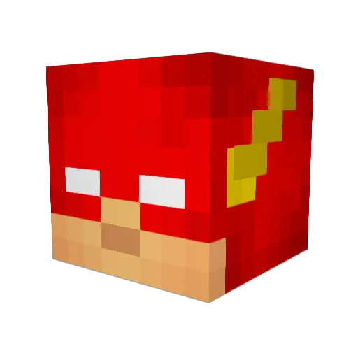 ArdaSRG Minecraft avatar head, 3D render