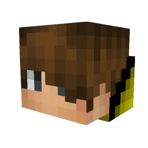 ArdaTanarTR01 Minecraft avatar head, 3D render