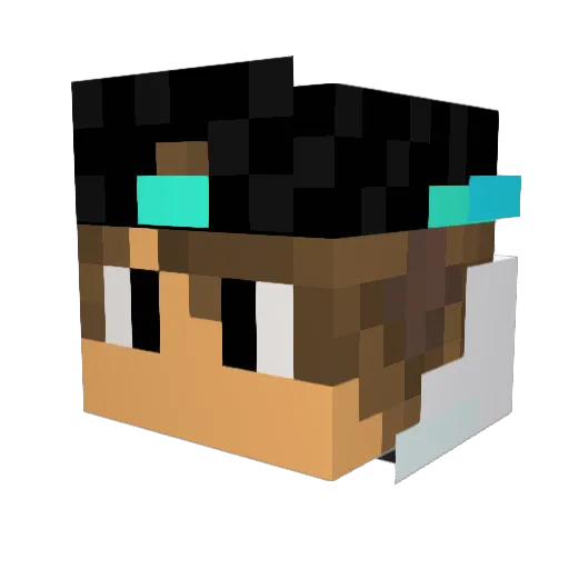 Arda_Jarda Minecraft avatar head, 3D render