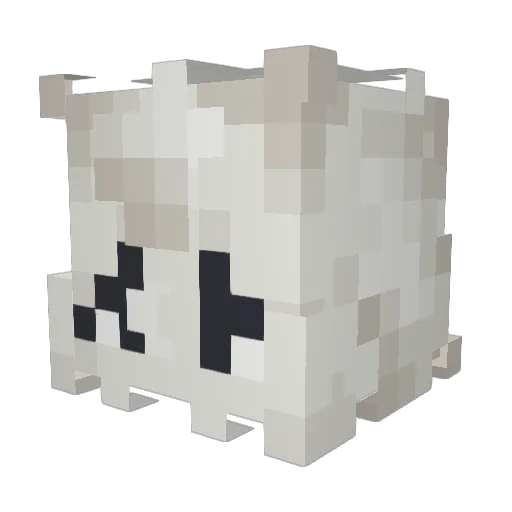 ArdeLaps Minecraft avatar head, 3D render