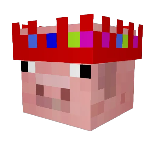 ArdentQ8 Minecraft avatar head, 3D render