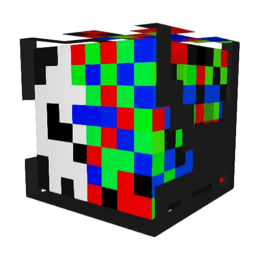 Ardenyahya Minecraft avatar head, 3D render