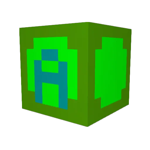 ArdiLoki Minecraft avatar head, 3D render