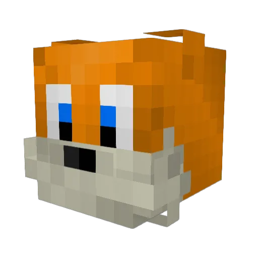 ArdillaVoladora9 Minecraft avatar head, 3D render