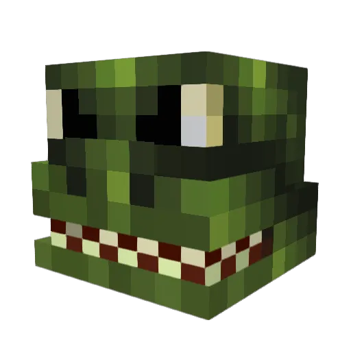Ardmona1 Minecraft avatar head, 3D render