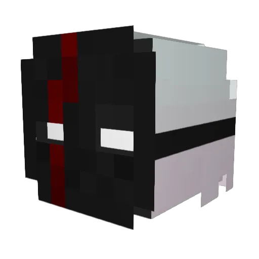 Ardqqqq Minecraft avatar head, 3D render