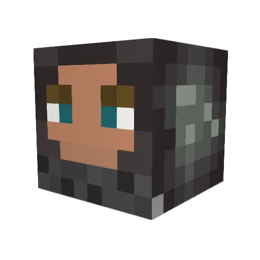 Ardy350 Minecraft avatar head, 3D render