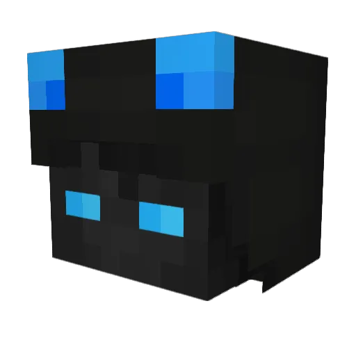 AreYouBeingSlow Minecraft avatar head, 3D render