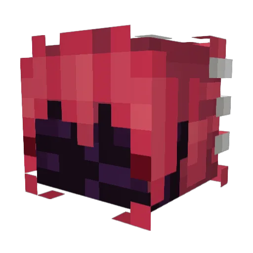 AreYouManEnough Minecraft avatar head, 3D render