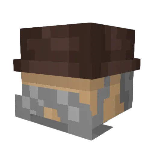 Areeeeex Minecraft avatar head, 3D render