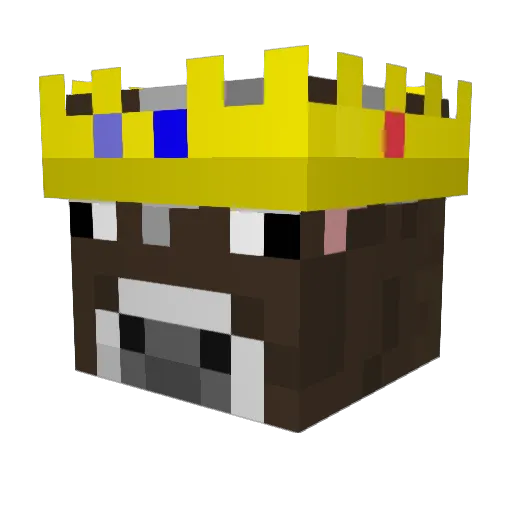 Aref_MC Minecraft avatar head, 3D render