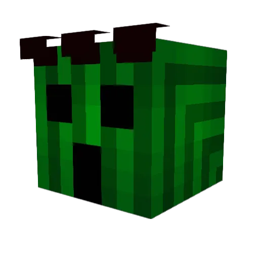 Aregilon Minecraft avatar head, 3D render