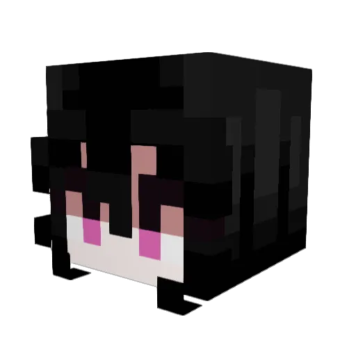 Arekke Minecraft avatar head, 3D render