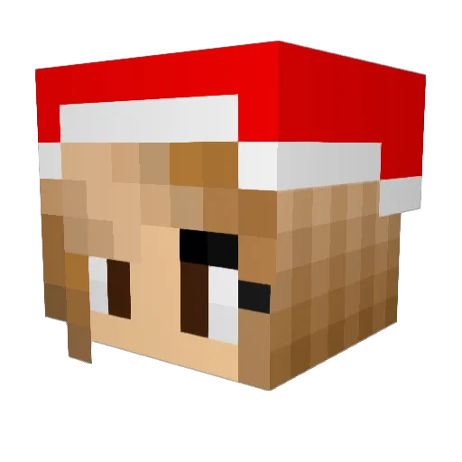 Arekuruyoni Minecraft avatar head, 3D render