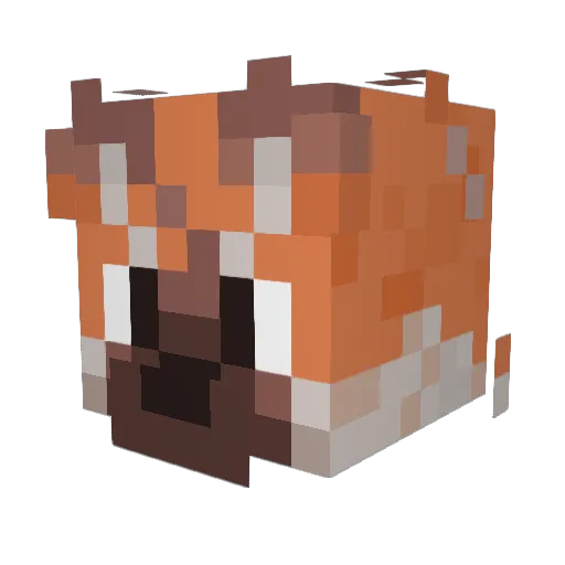 Arelish_ Minecraft avatar head, 3D render