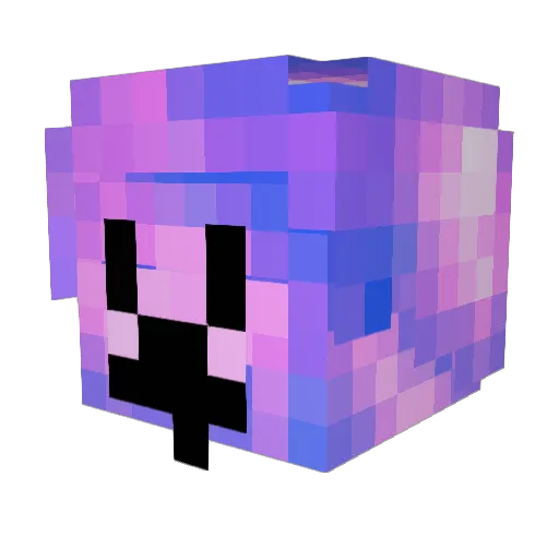Arenaa99 Minecraft avatar head, 3D render