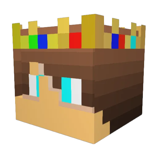 Arenar1131 Minecraft avatar head, 3D render