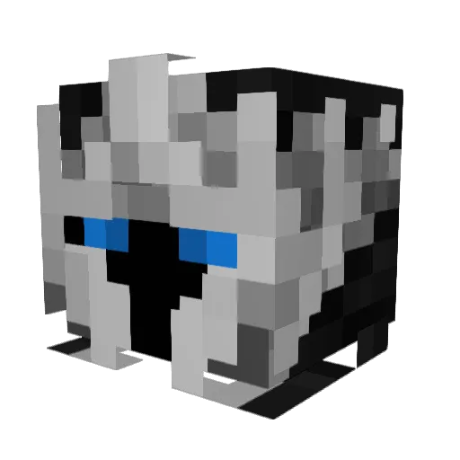 Arenaward Minecraft avatar head, 3D render