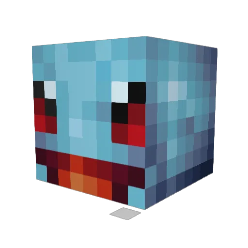 Arend4802 Minecraft avatar head, 3D render