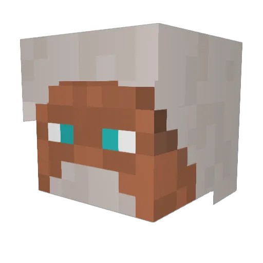 Arendeus Minecraft avatar head, 3D render